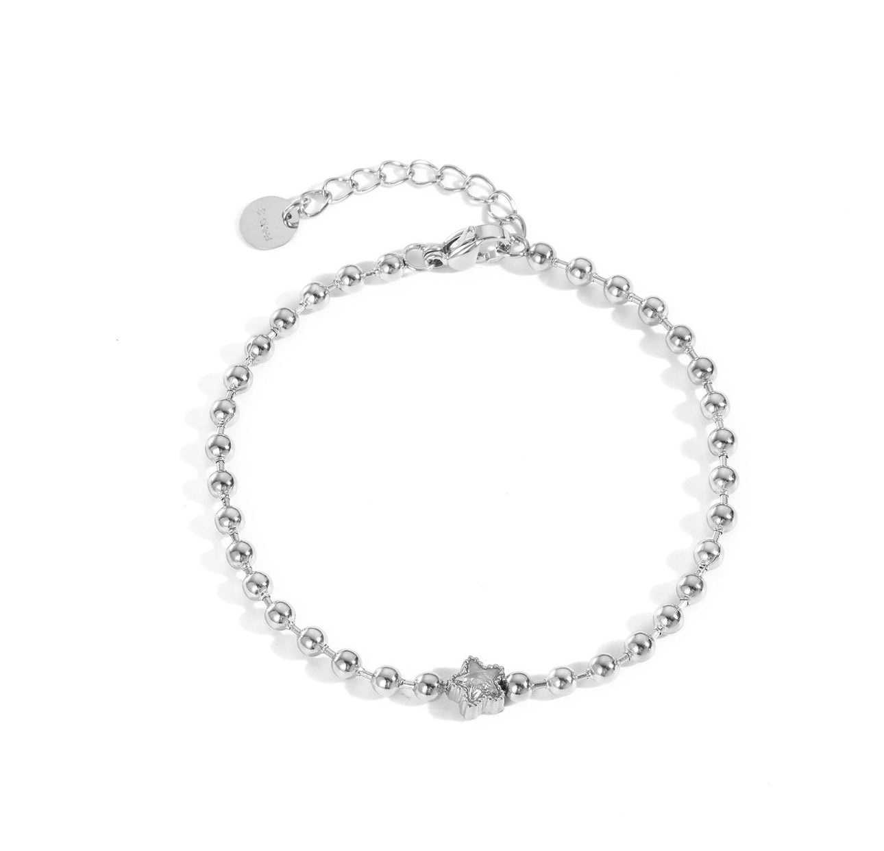 Bracciale a sfere zircone stella