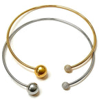 Collana Rigida Ball Pave