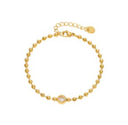 Bracciale a sfere zircone cerchio