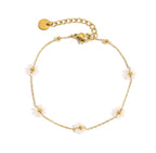 Bracciale pietra naturale - Flowers