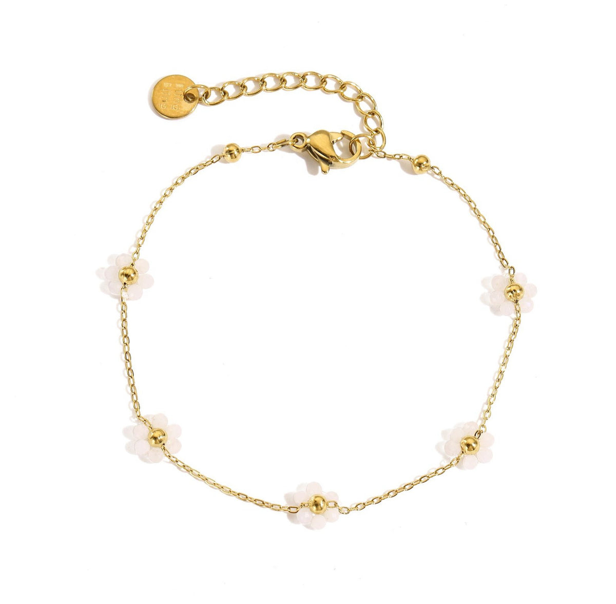 Bracciale pietra naturale - Flowers