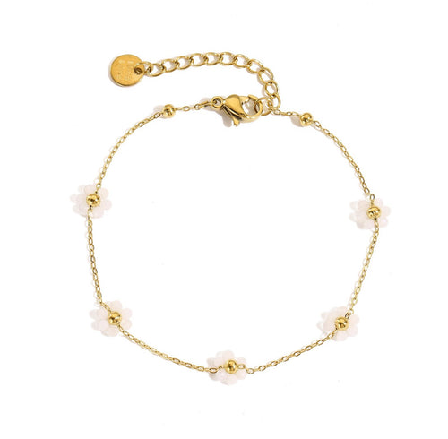 Bracciale pietra naturale - Flowers
