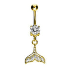 Piercing Ombelico Coda Sirena