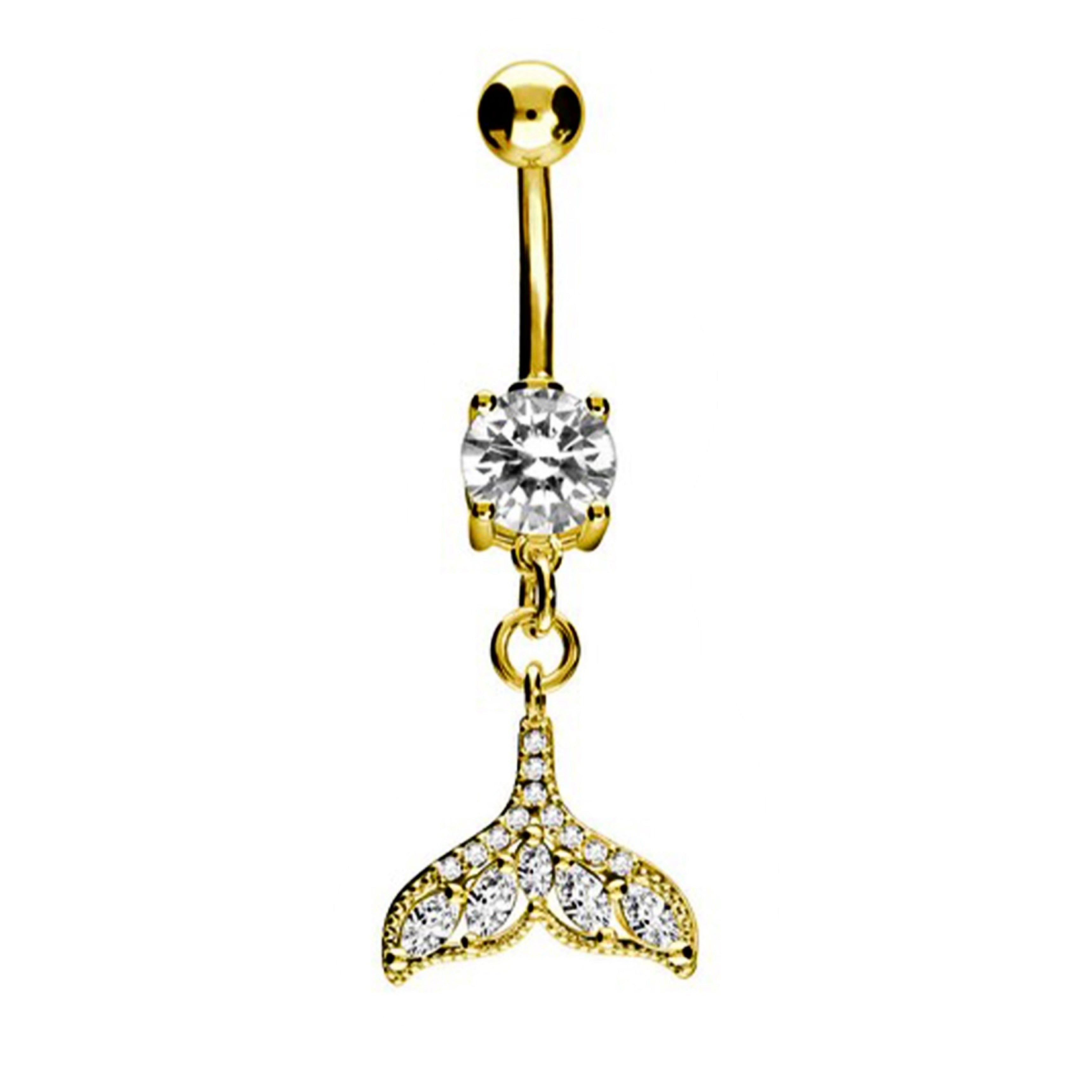Piercing Ombelico Coda Sirena