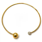 Collana Rigida Ball Pave