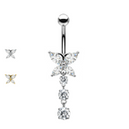 Piercing Ombelico Farfalla