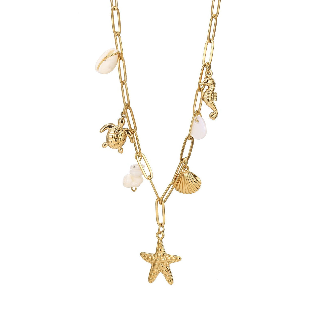 Collana Multicharm Stella Marina