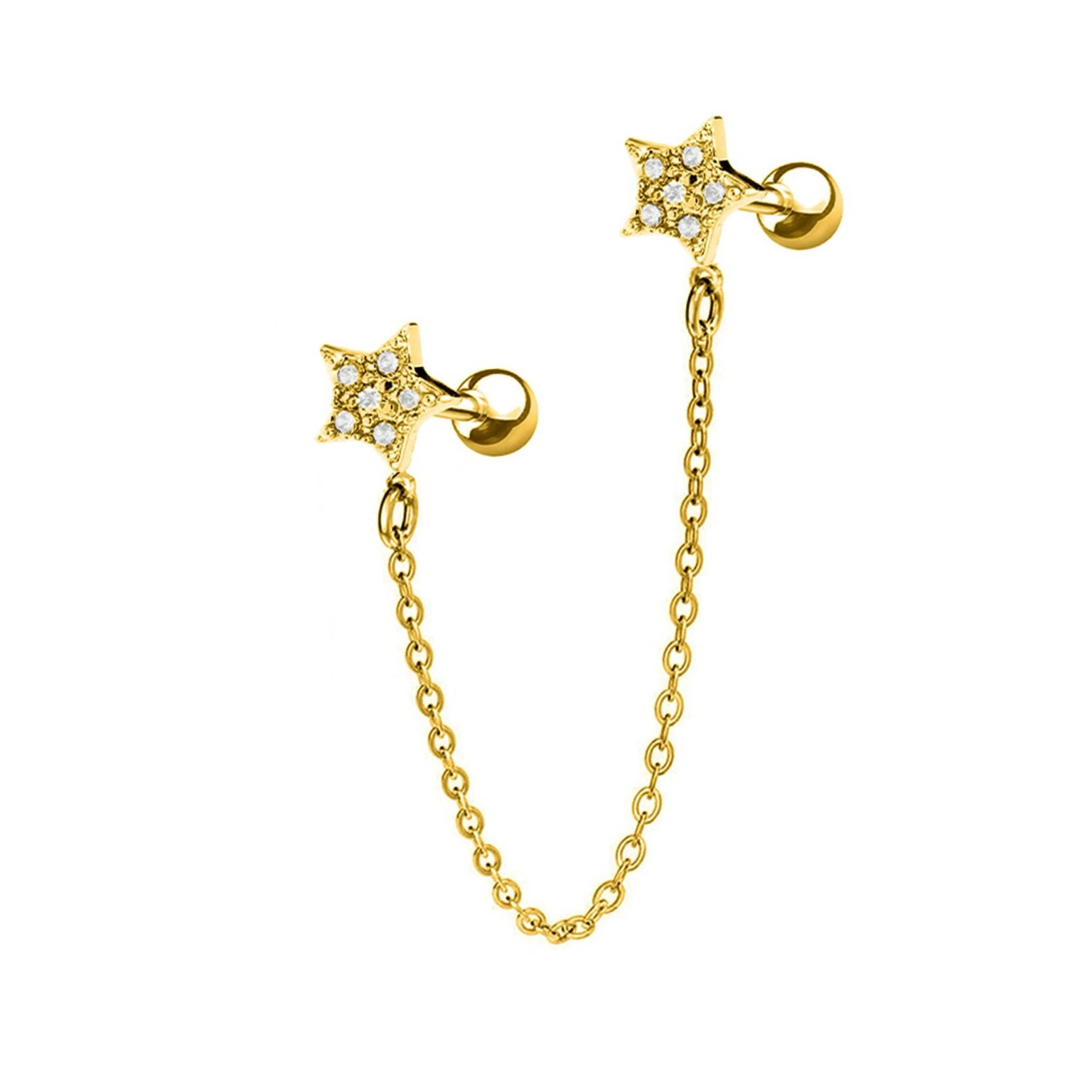 Piercing Stella con Catena