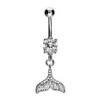 Piercing Ombelico Coda Sirena