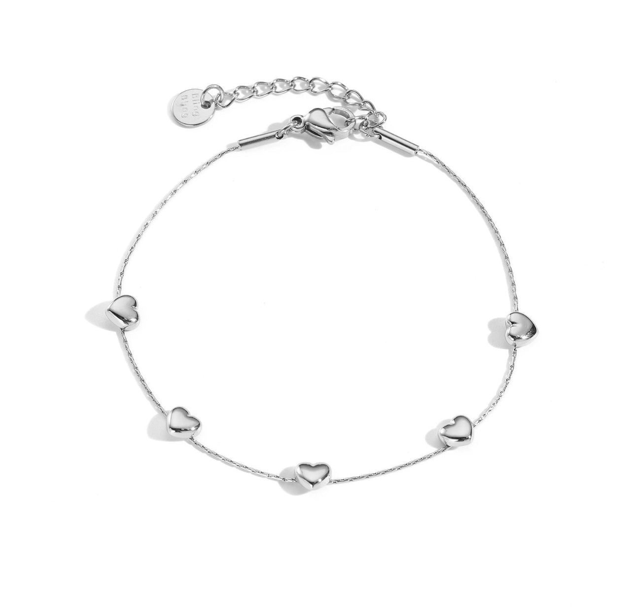 Bracciale mini cuore bold