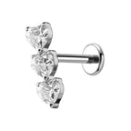 Piercing TrisCuore Titanio