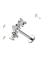 Piercing Ali con Zirconi