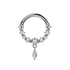 Piercing Cerchio Clicker goccia pendente