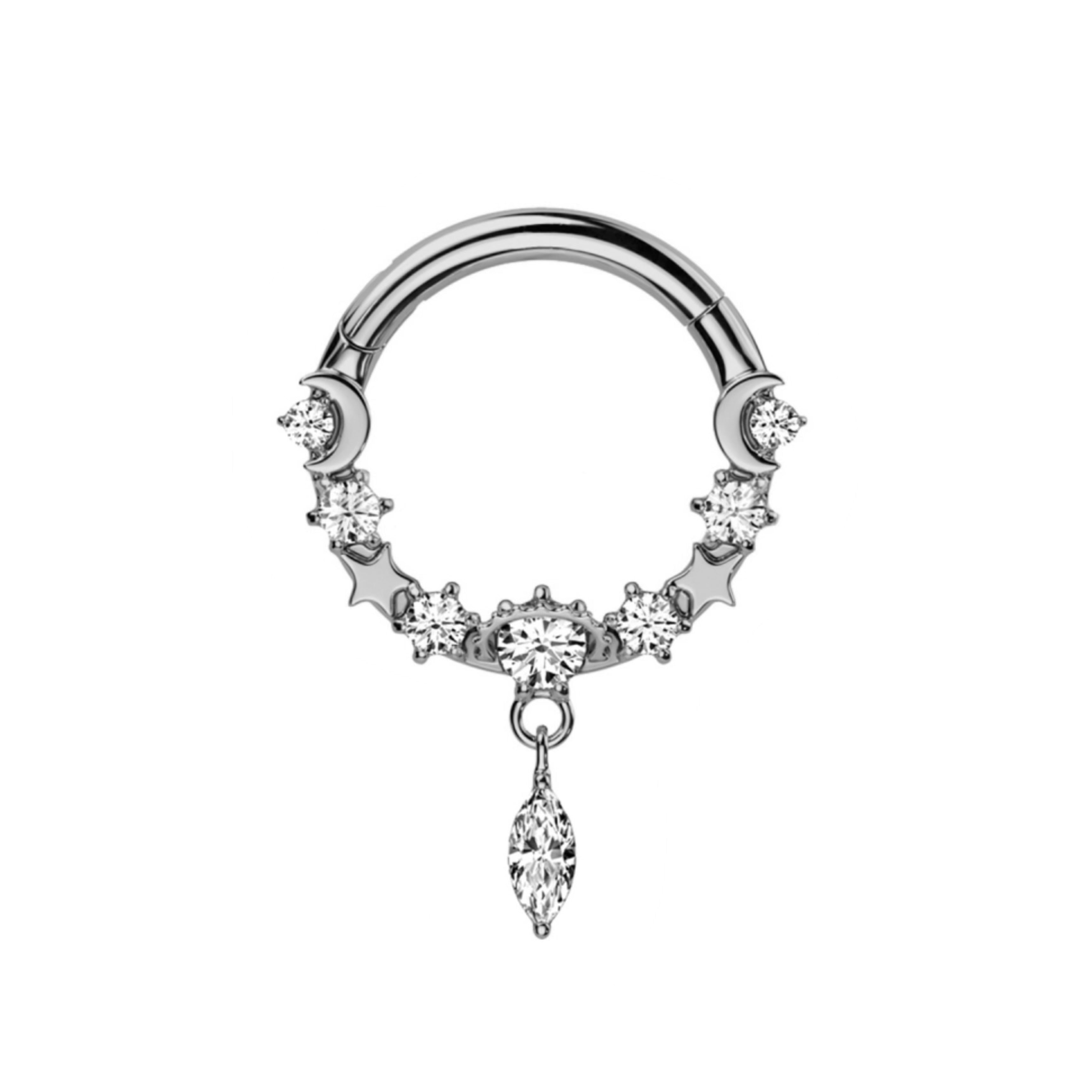 Piercing Cerchio Clicker goccia pendente