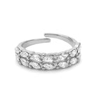 Anello aperto-Brillia Foglia