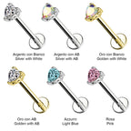 Piercing Push-in Cuore