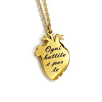 Collana Cuore Anatomico Personalizzabile