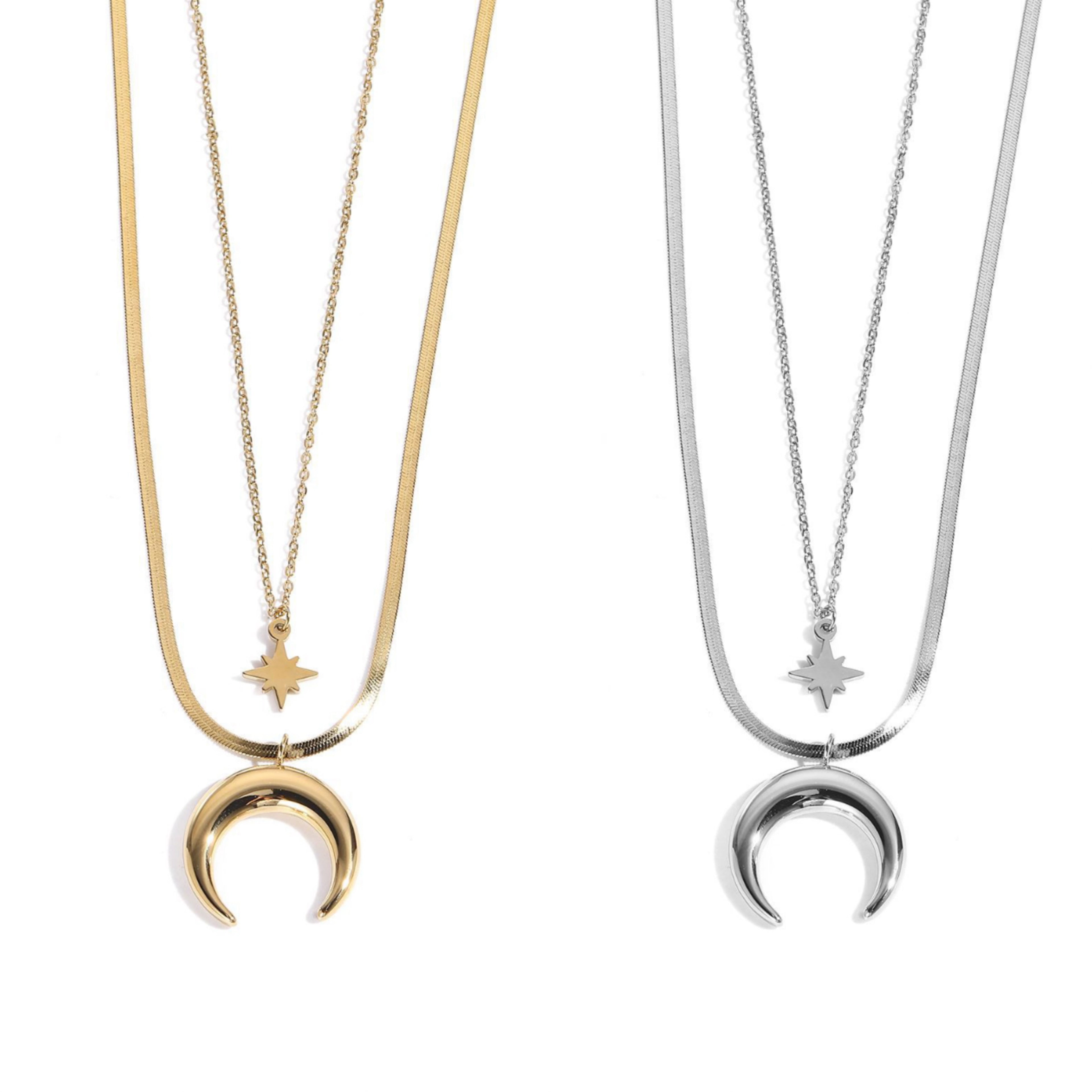 STOP&GO-Collana doppia “celeste”