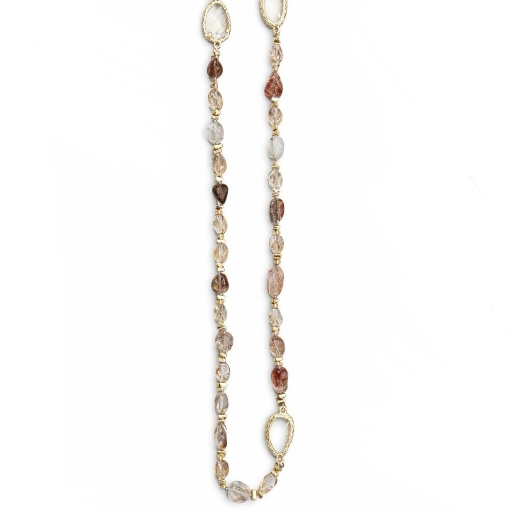 Collana Pietra Naturale (80+5)