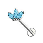 Piercing 3 petali di Loto