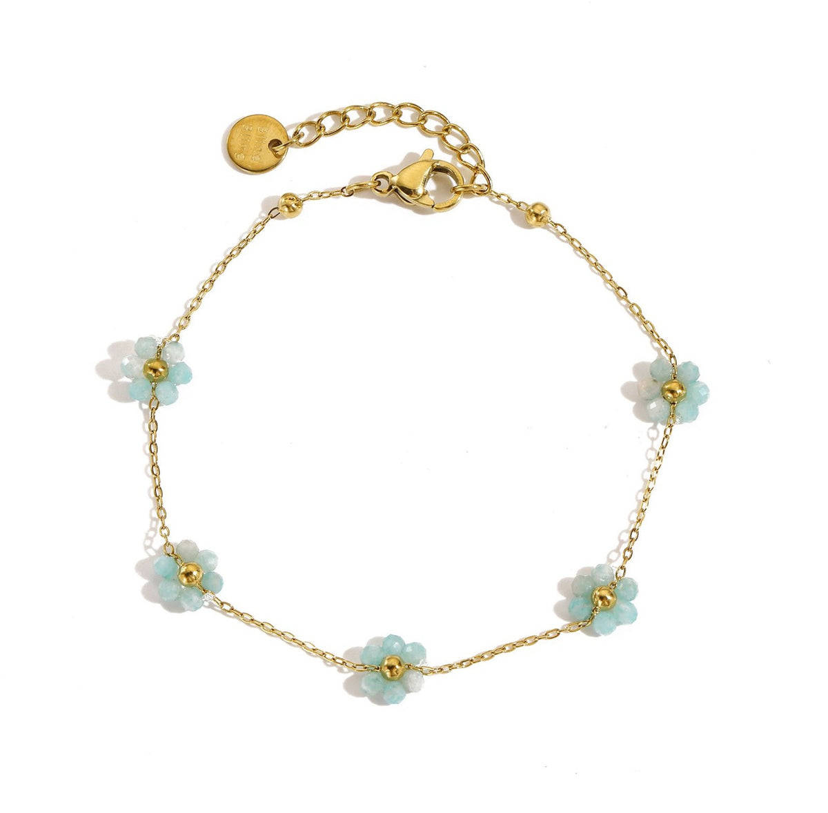 Bracciale pietra naturale - Flowers
