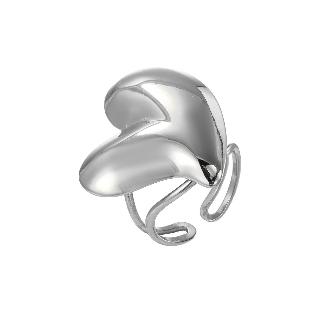 Anello maxi cuore