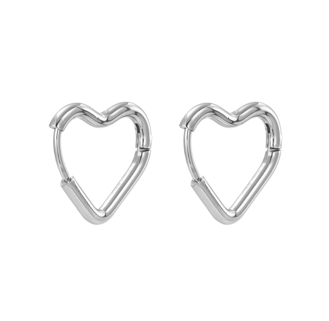 STOP&GO-Orecchini Hoop cuore