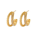 STOP&GO-Orecchini spark semicerchio