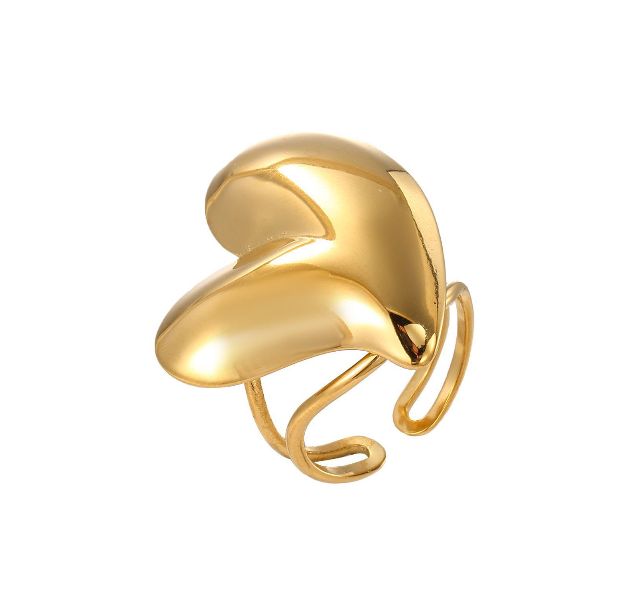 Anello maxi cuore