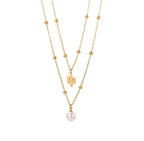 STOP&GO-Collana doppia cactus e perla