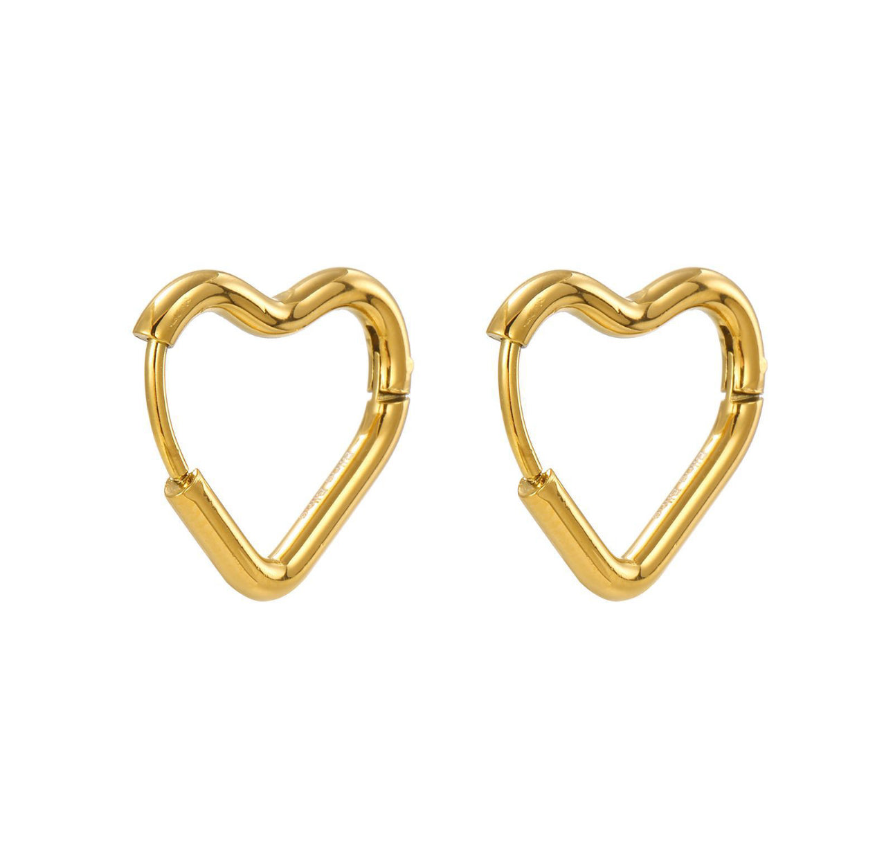 STOP&GO-Orecchini Hoop cuore