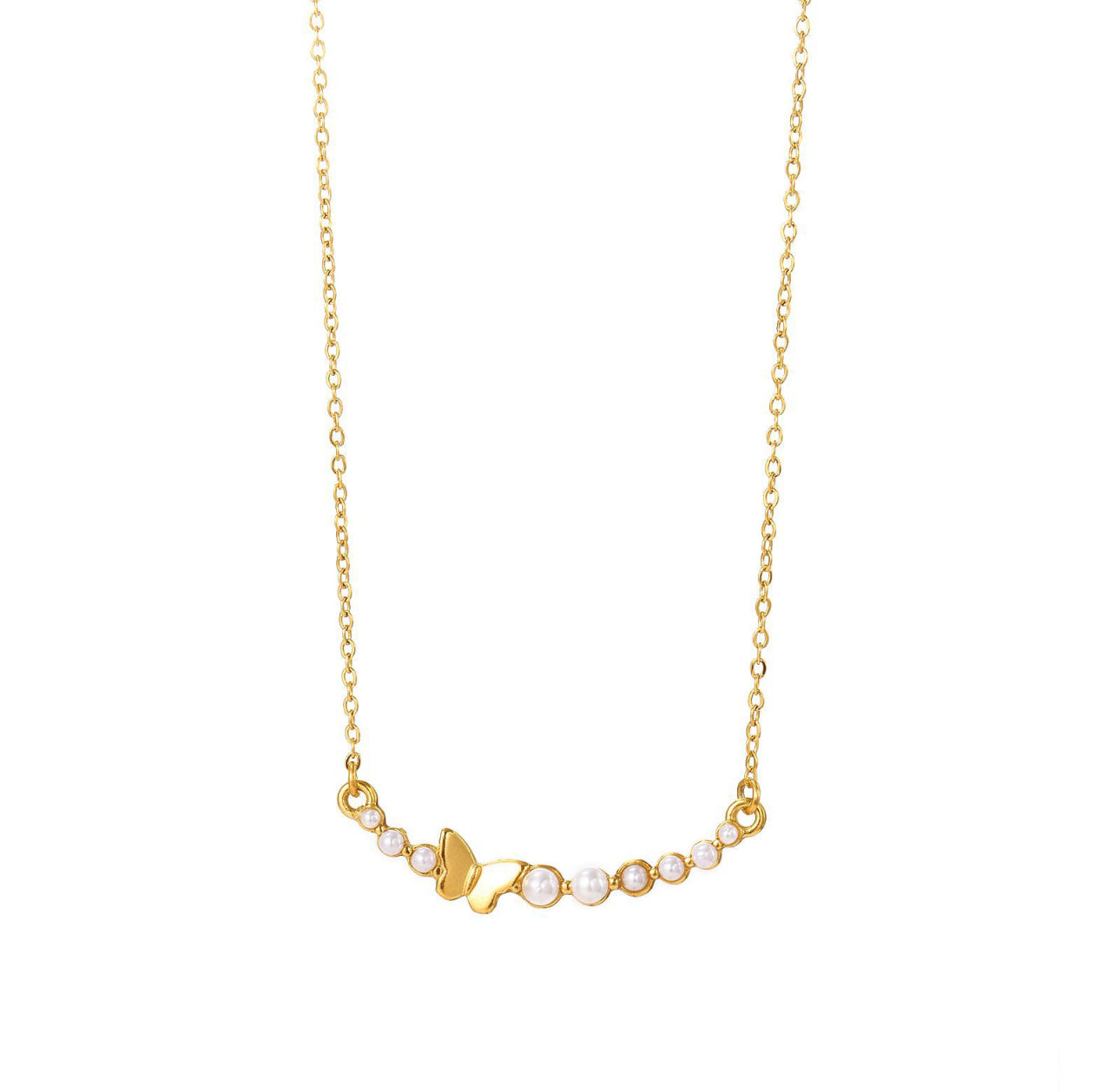 STOP&GO-Collana ali di perla