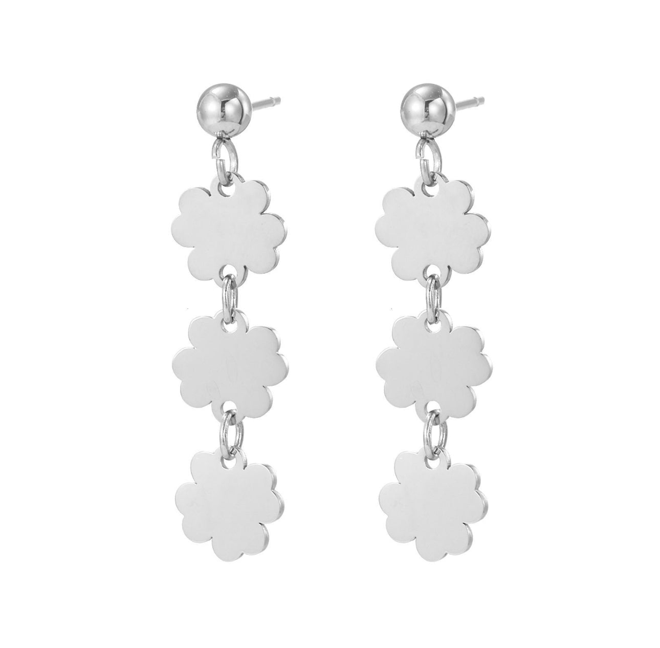 STOP&GO-Orecchini linea fiorata