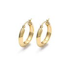 STOP&GO-Orecchini cerchio lineare