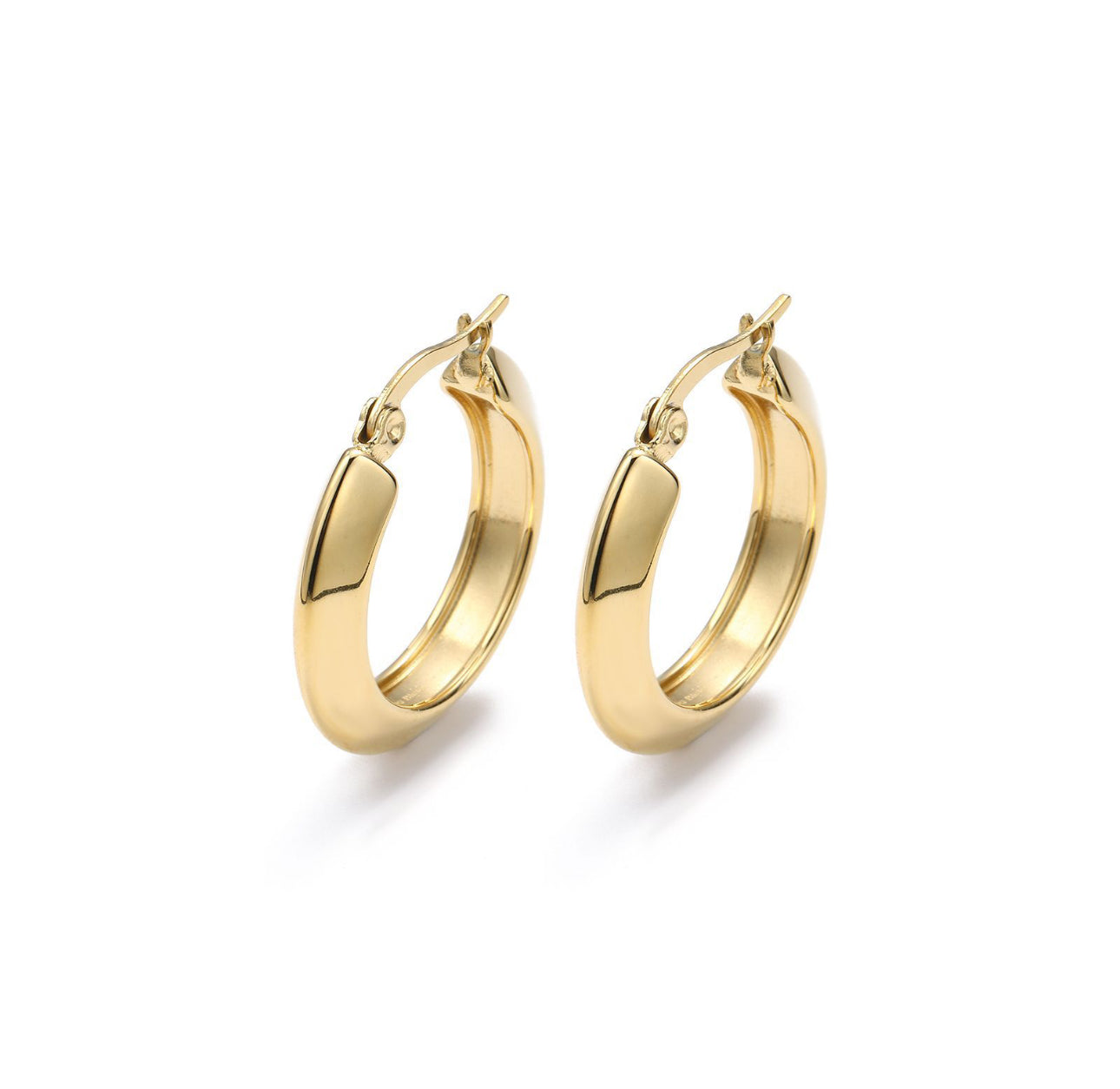 STOP&GO-Orecchini cerchio lineare