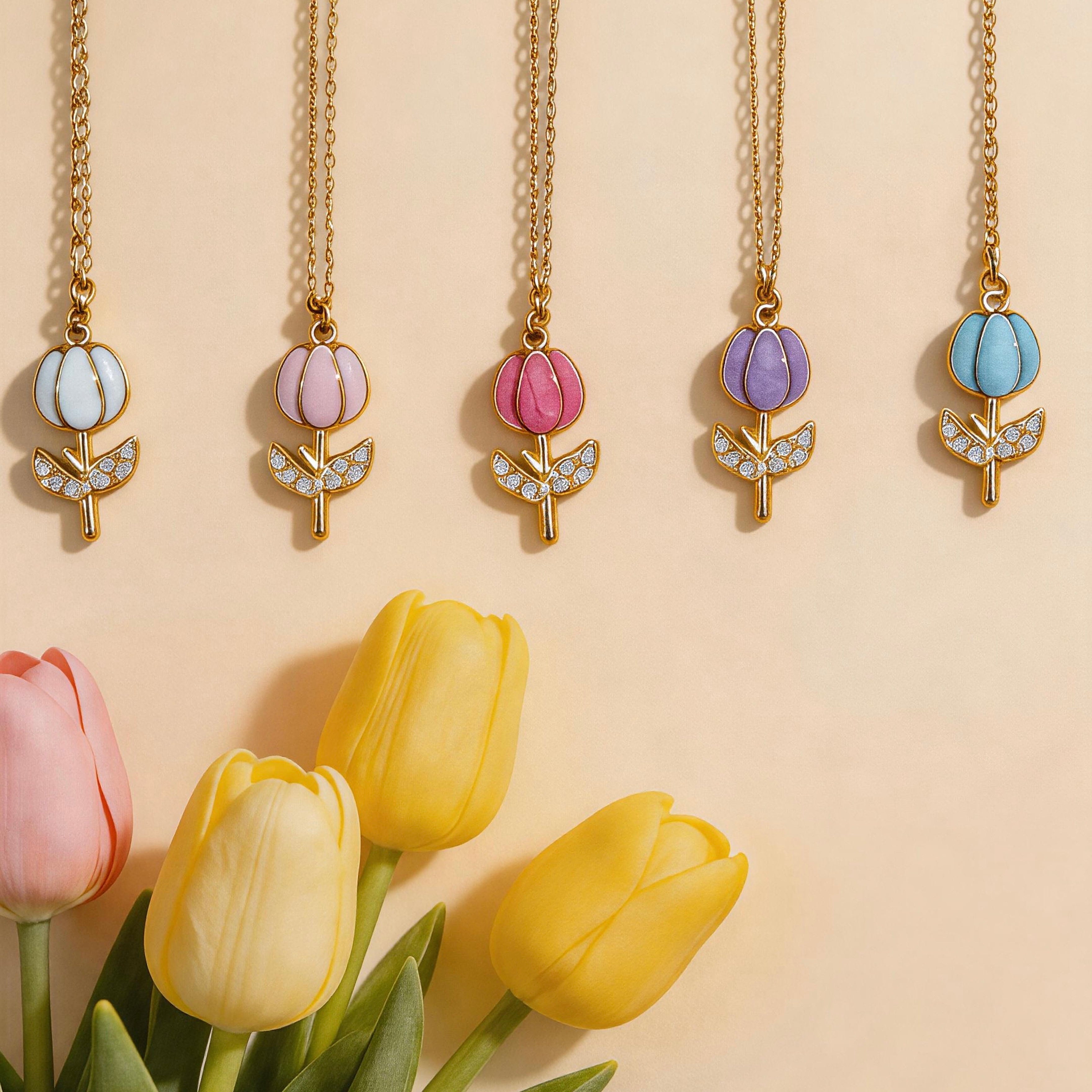 Collana Tulipano Pastel