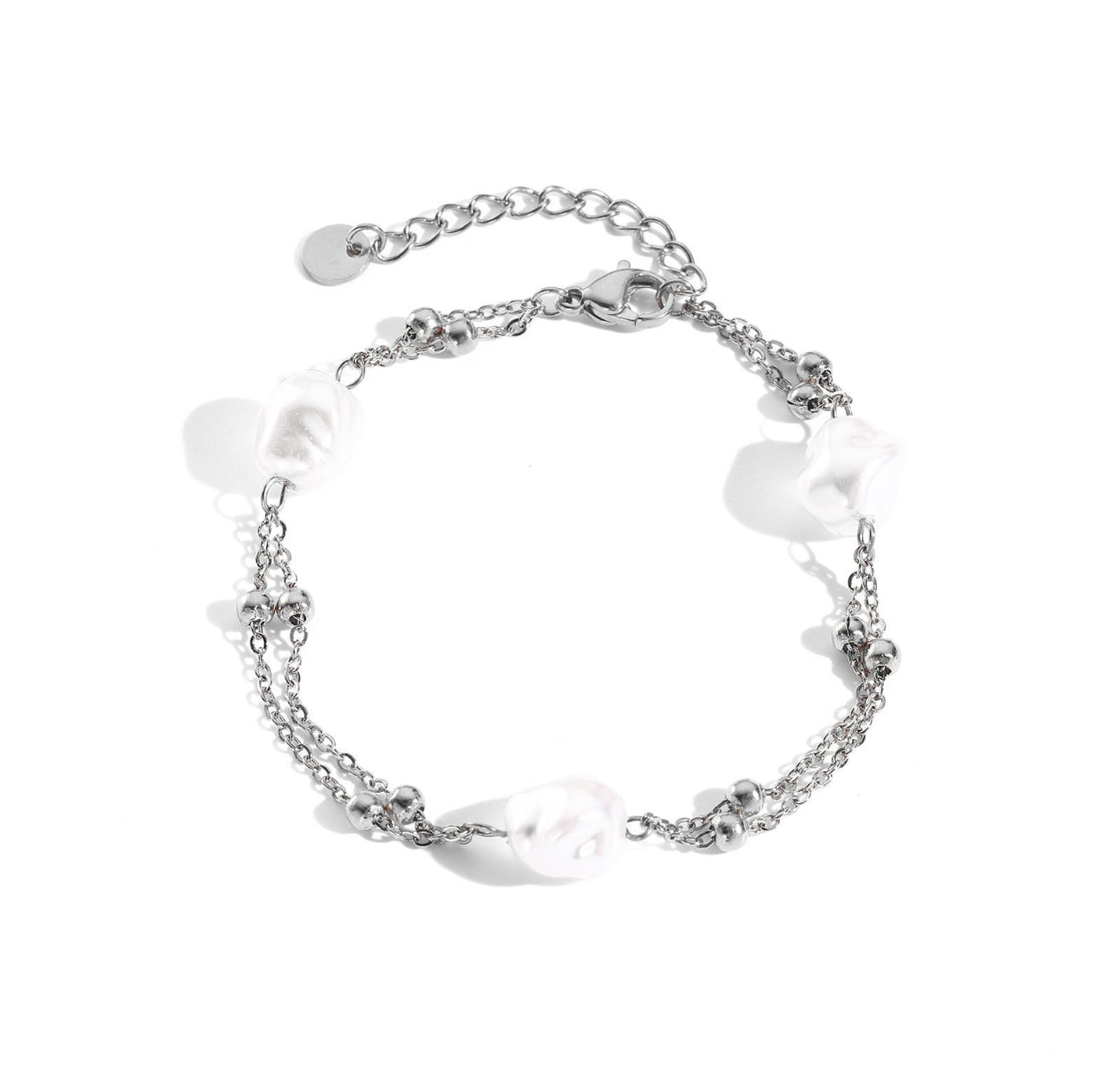 STOP&GO-Bracciale perle irregolari