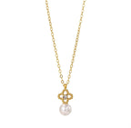 STOP&GO-Collana perla cadente