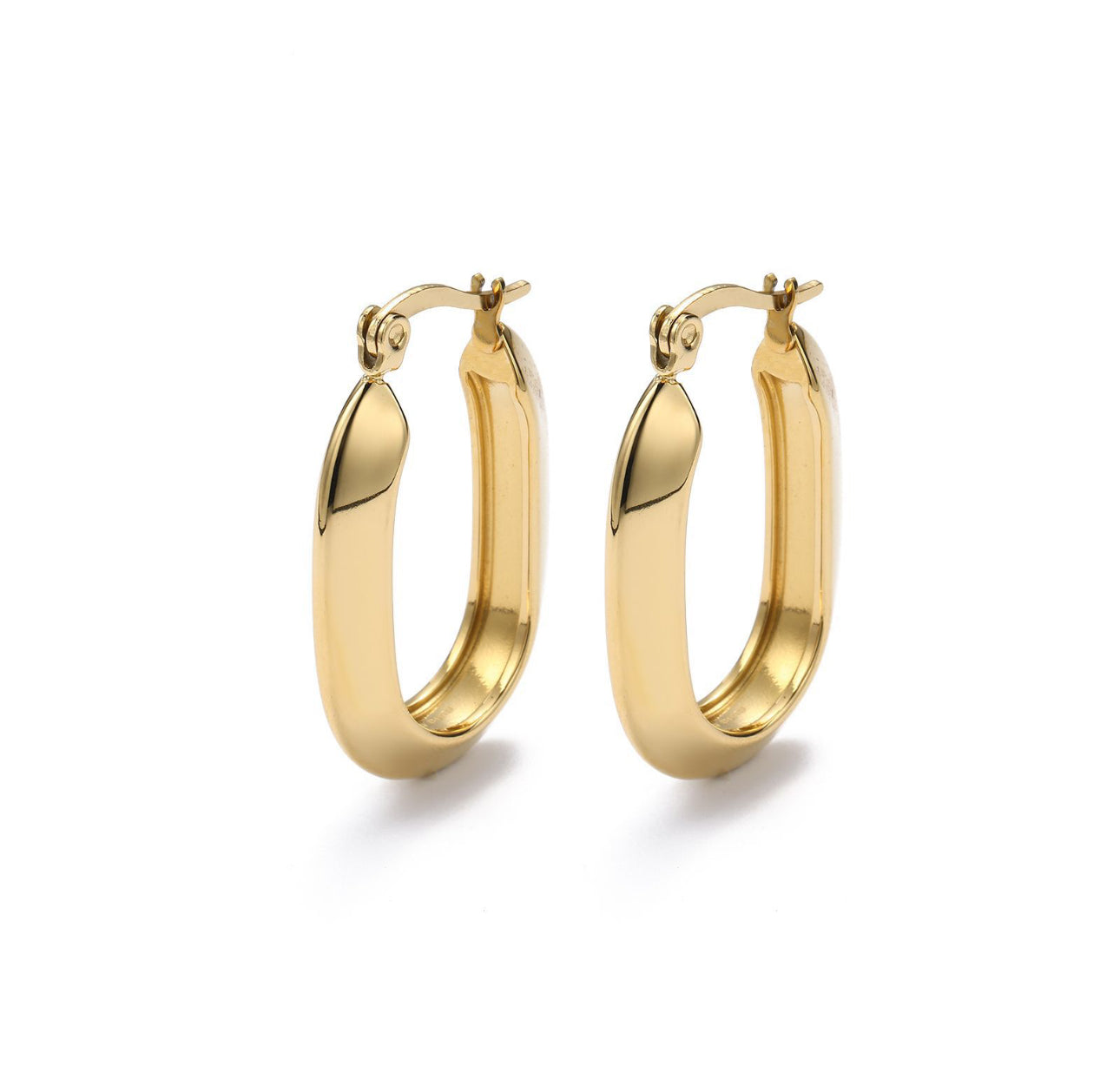 STOP&GO-Orecchini ovale lineare