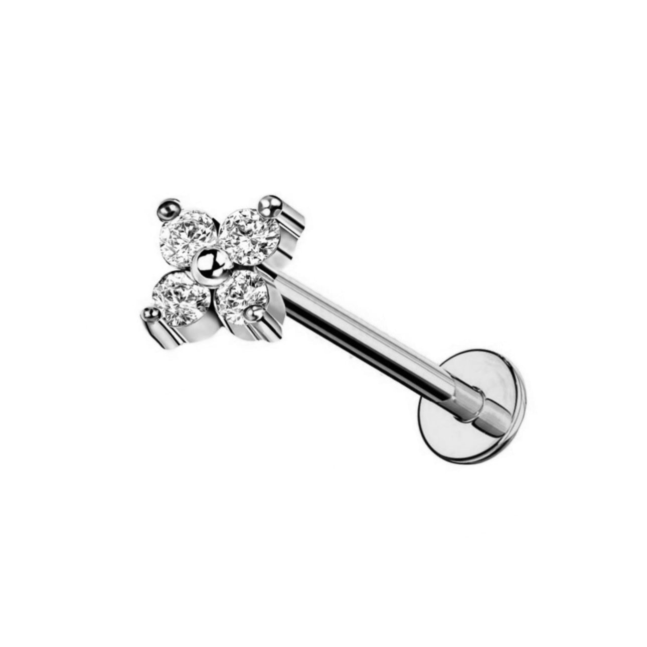 Piercing Fiore con 4 petali