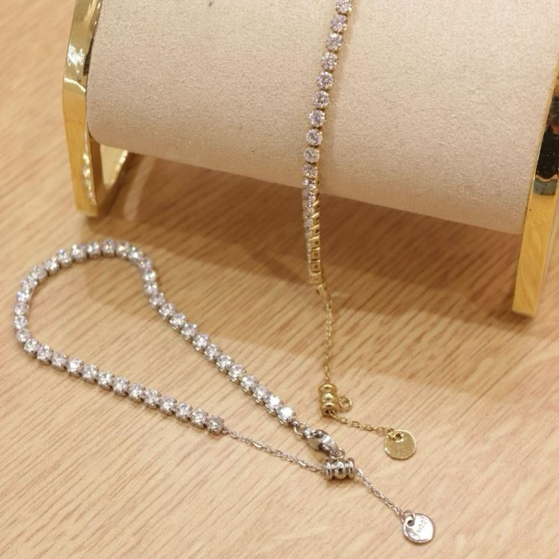 Bracciale tennis con cursore