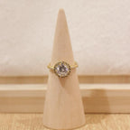 Anello solitario regolabile