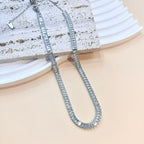 Collana Baguette con cursore