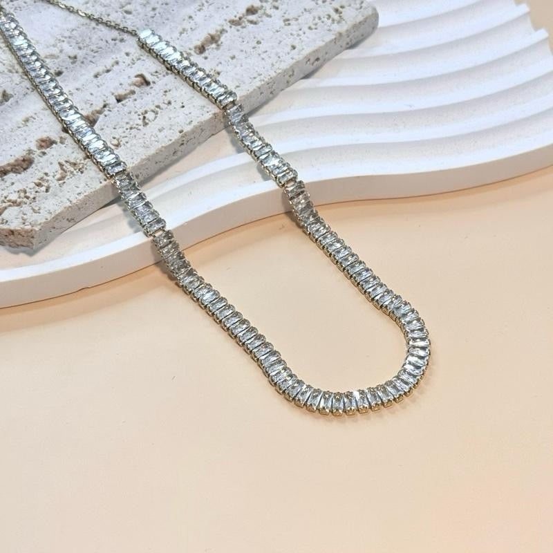 Collana Baguette con cursore