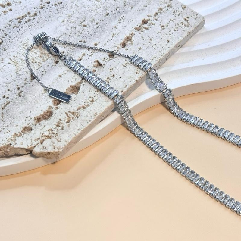 Collana Baguette con cursore