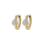 Orecchini Hoop mini goccia