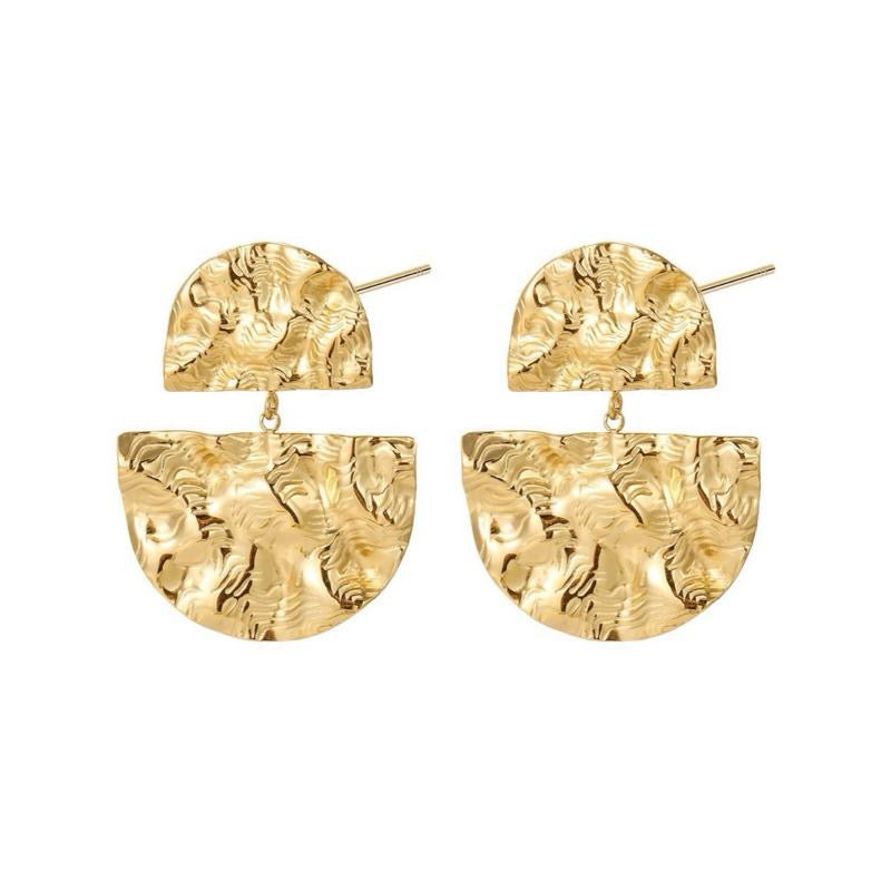 Orecchini Maxi eco - double semi cerchio