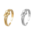 Anello aperto - fiocco d’Amore