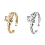 Anello corona stellata