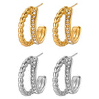 STOP&GO-Orecchini spark semicerchio